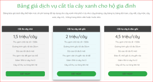 Giá Dịch Vụ Cắt Tỉa Cây Được Tính Như Thế Nào?